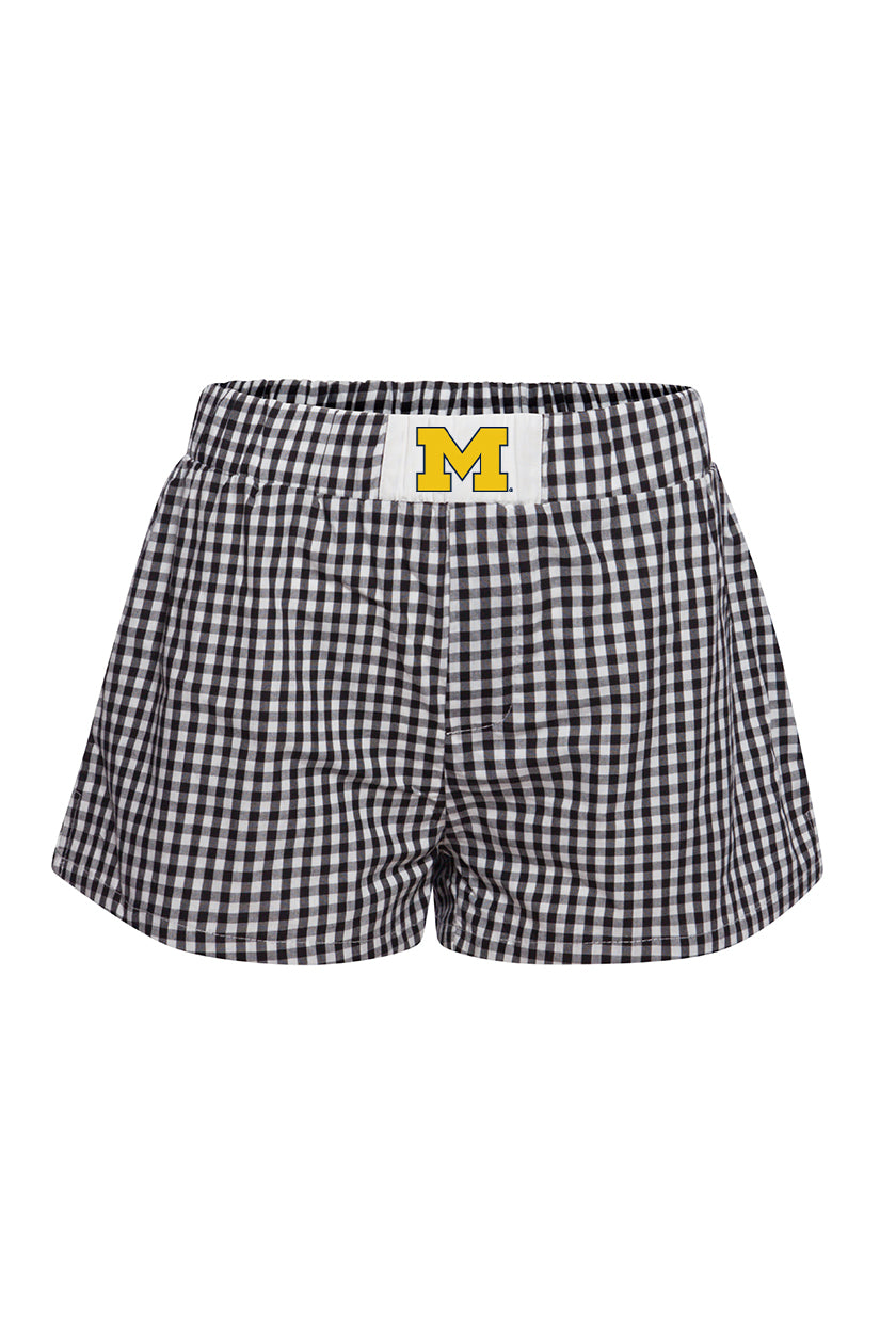 University of Michigan Gameday Gingham Shorts