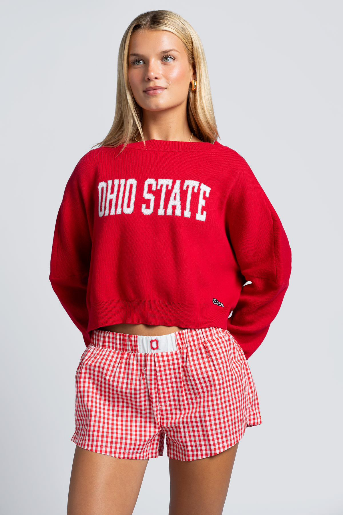 Ohio State Gameday Gingham Shorts