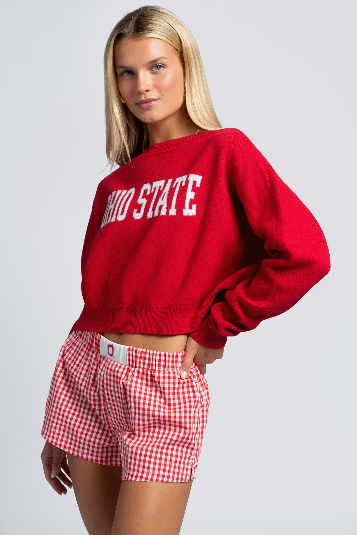 Ohio State Gameday Gingham Shorts