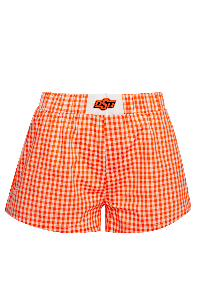 Oklahoma State Gameday Gingham Shorts