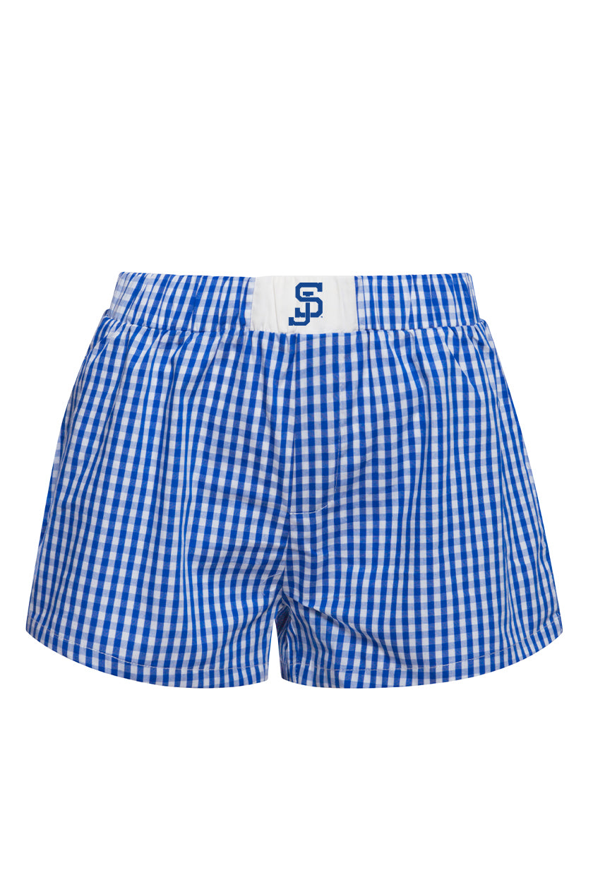 San Jose State Gameday Gingham Shorts