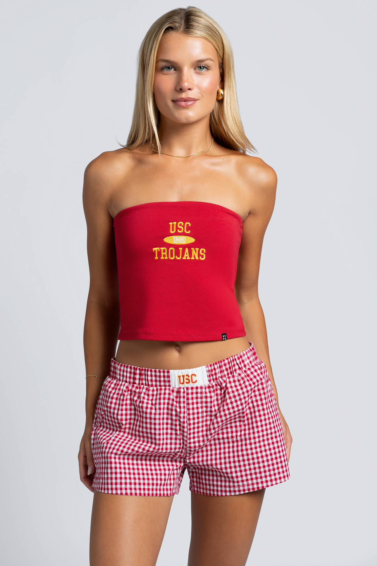 USC Gameday Gingham Shorts