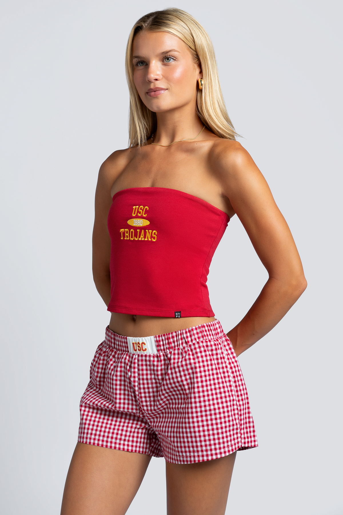 USC Gameday Gingham Shorts