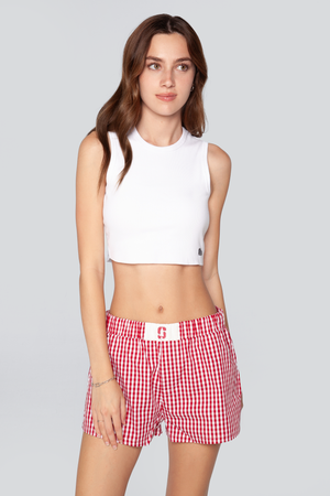 Stanford Gameday Gingham Shorts