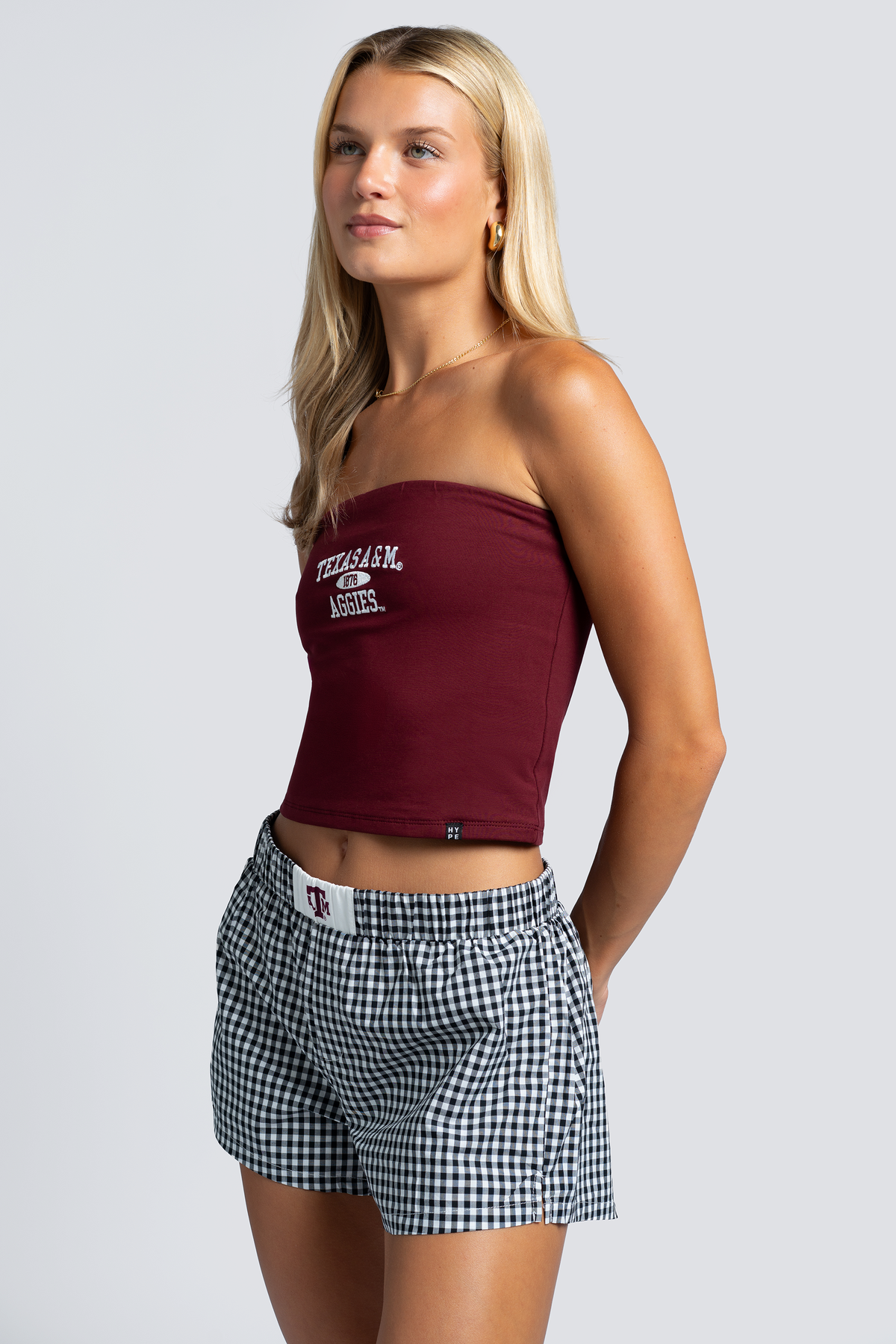 Texas A&M Gameday Gingham Shorts