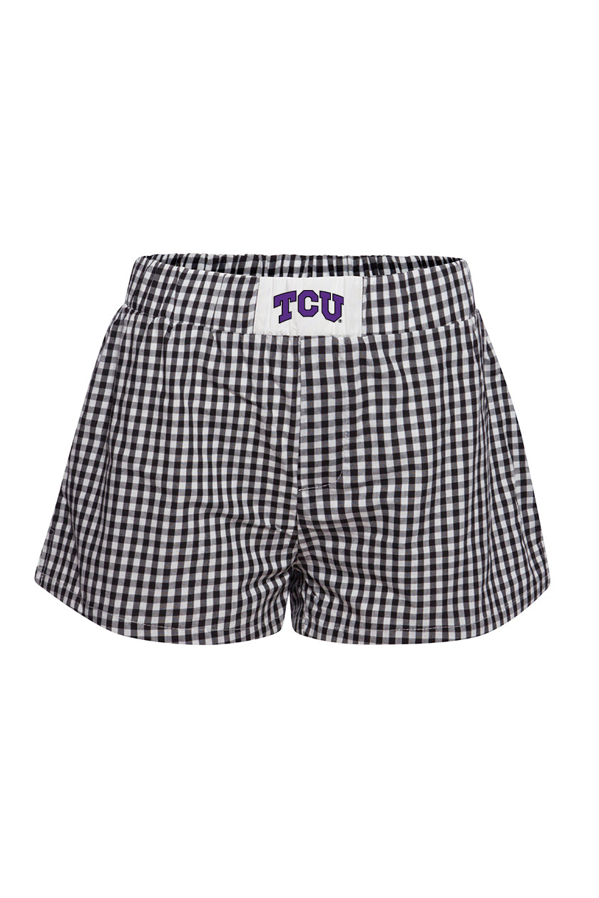 TCU Gameday Gingham Shorts