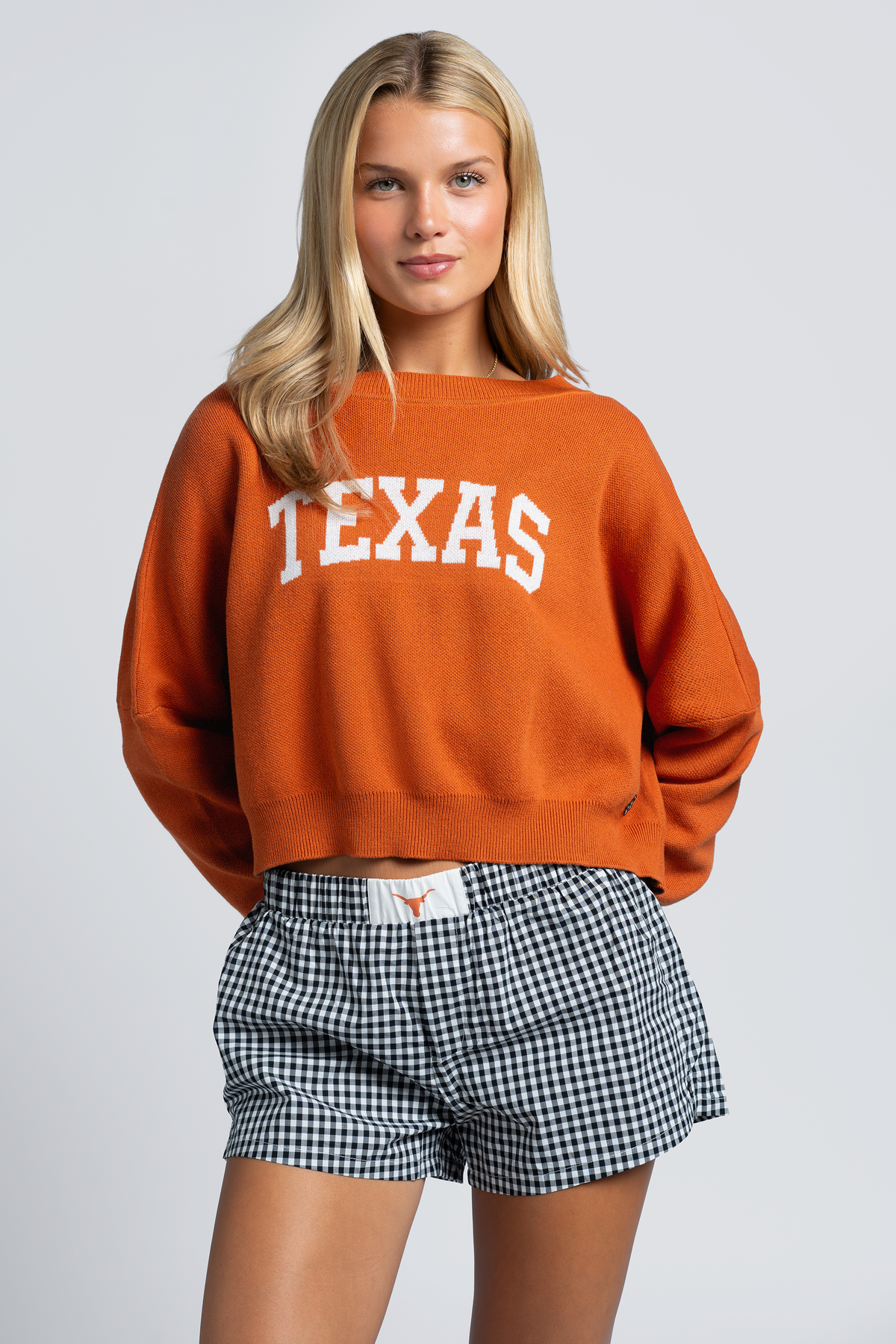 UT Austin Gameday Gingham Shorts