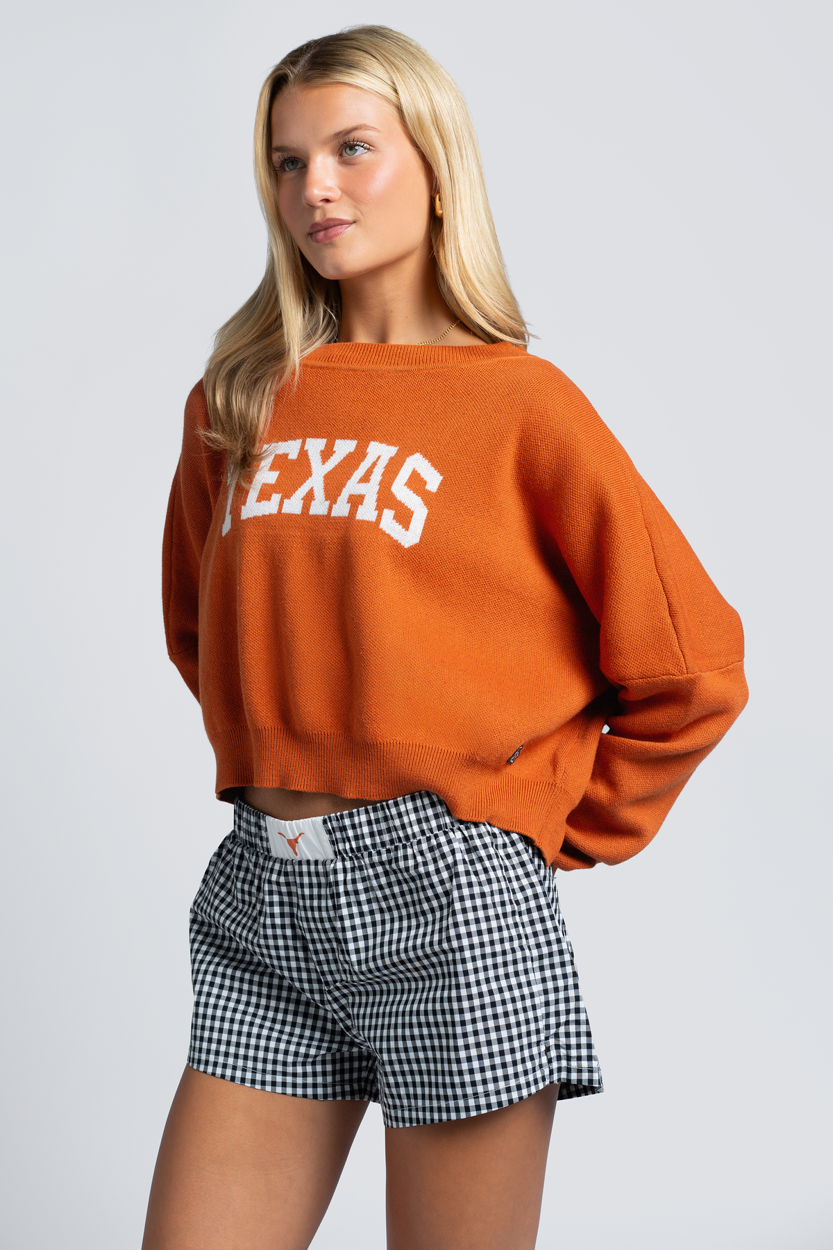 UT Austin Gameday Gingham Shorts