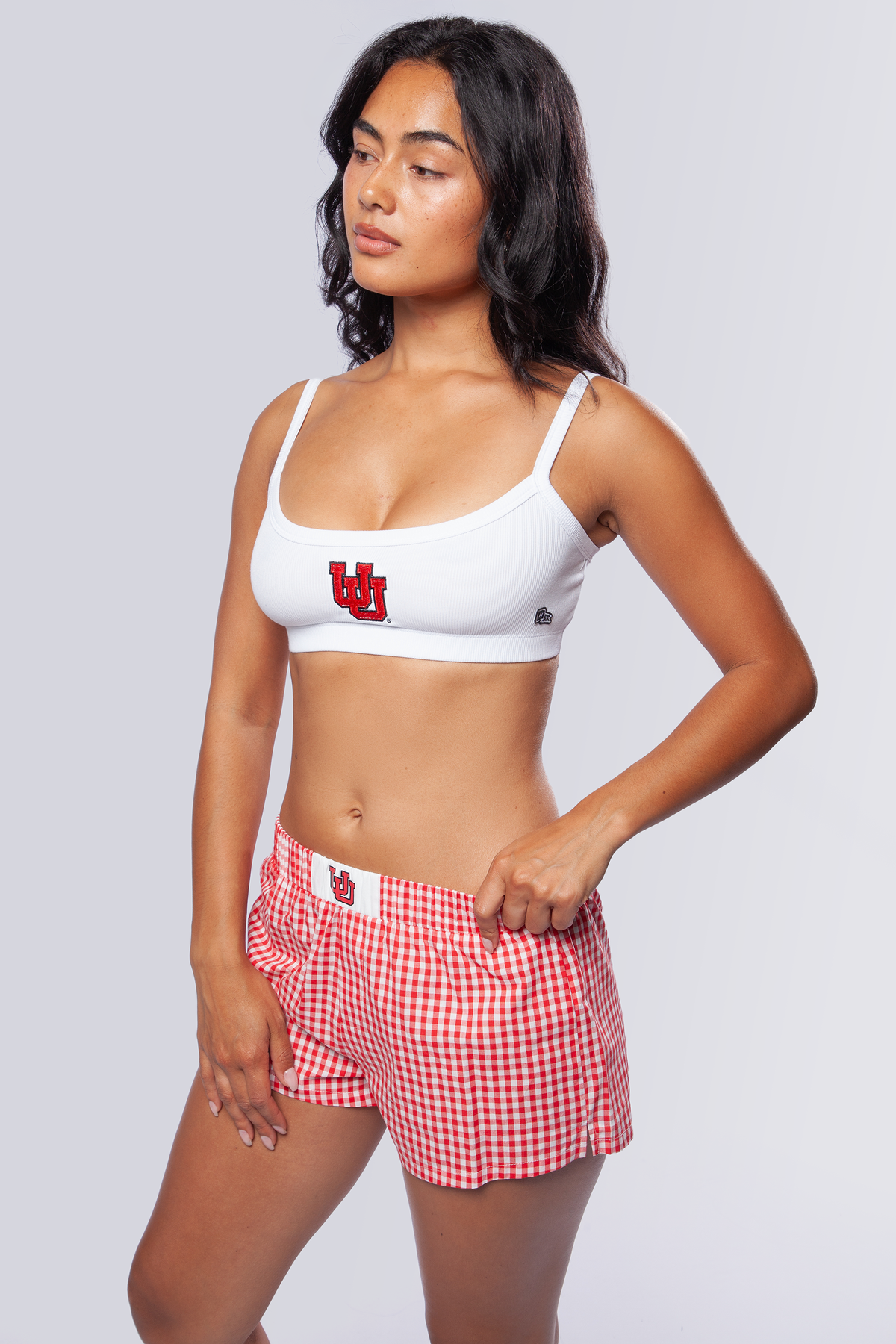 University of Utah Gameday Gingham Shorts