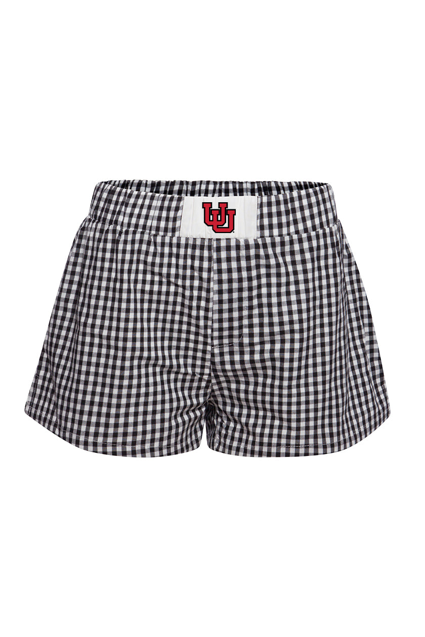 University of Utah Gameday Gingham Shorts