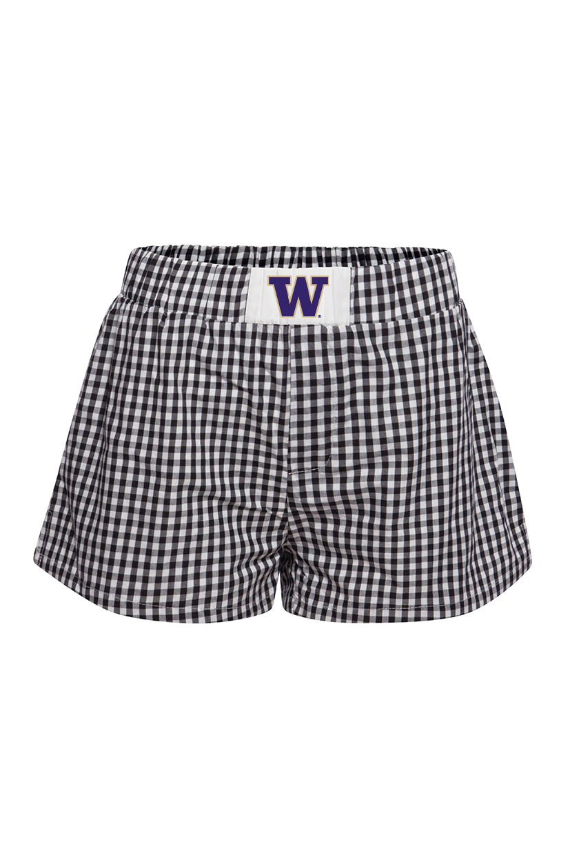 University of Washington Gameday Gingham Shorts