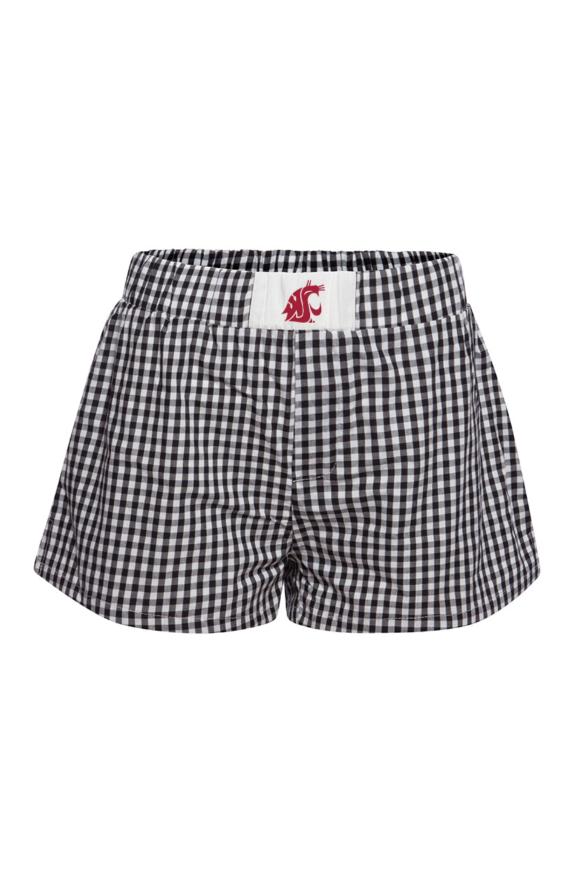 Washington State Gameday Gingham Shorts
