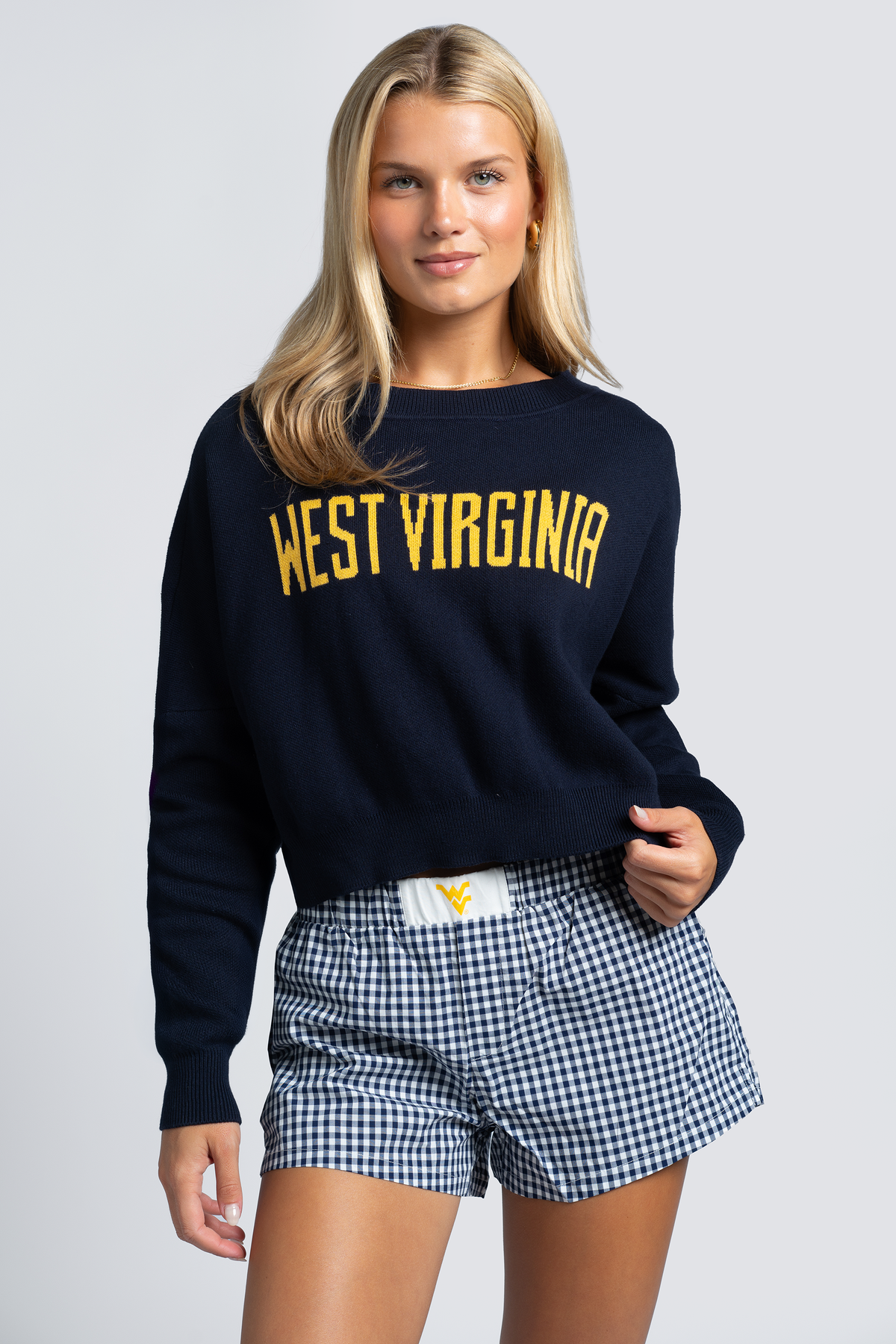 West Virginia University Gameday Gingham Shorts
