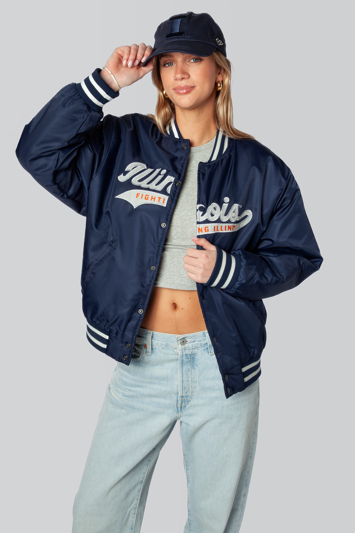 University of Illinois A-Game Varsity Jacket