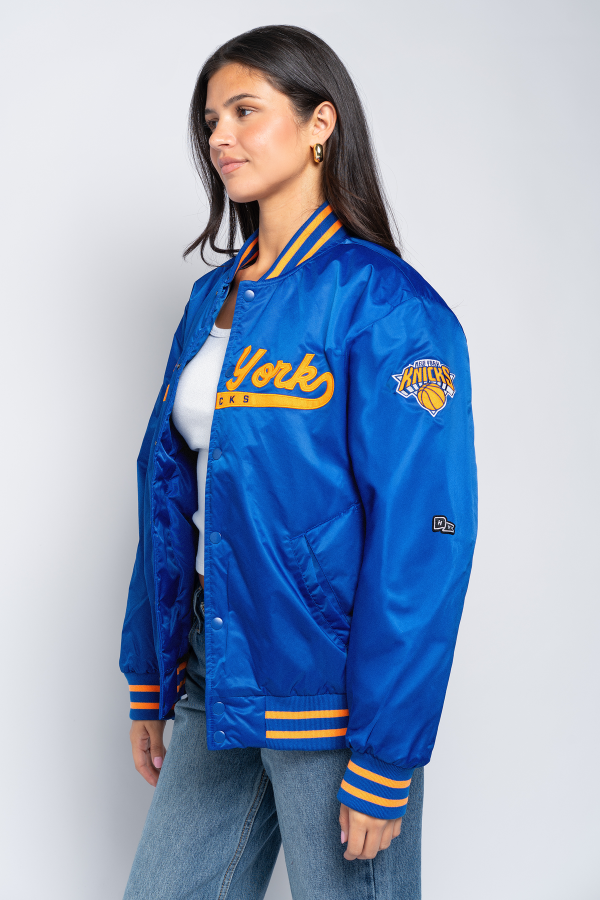New York Knicks A-Game Varsity Jacket
