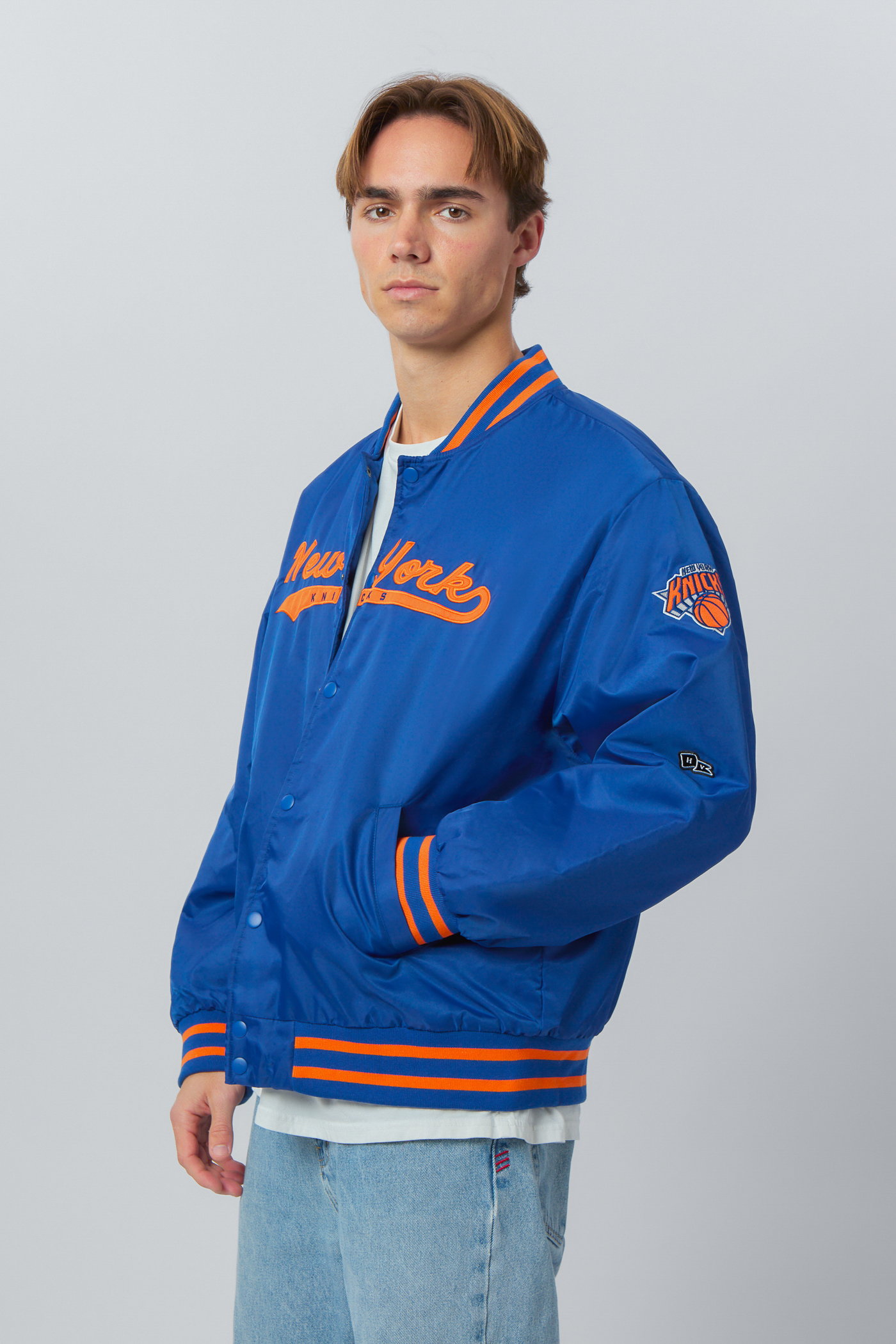 New York Knicks A-Game Varsity Jacket