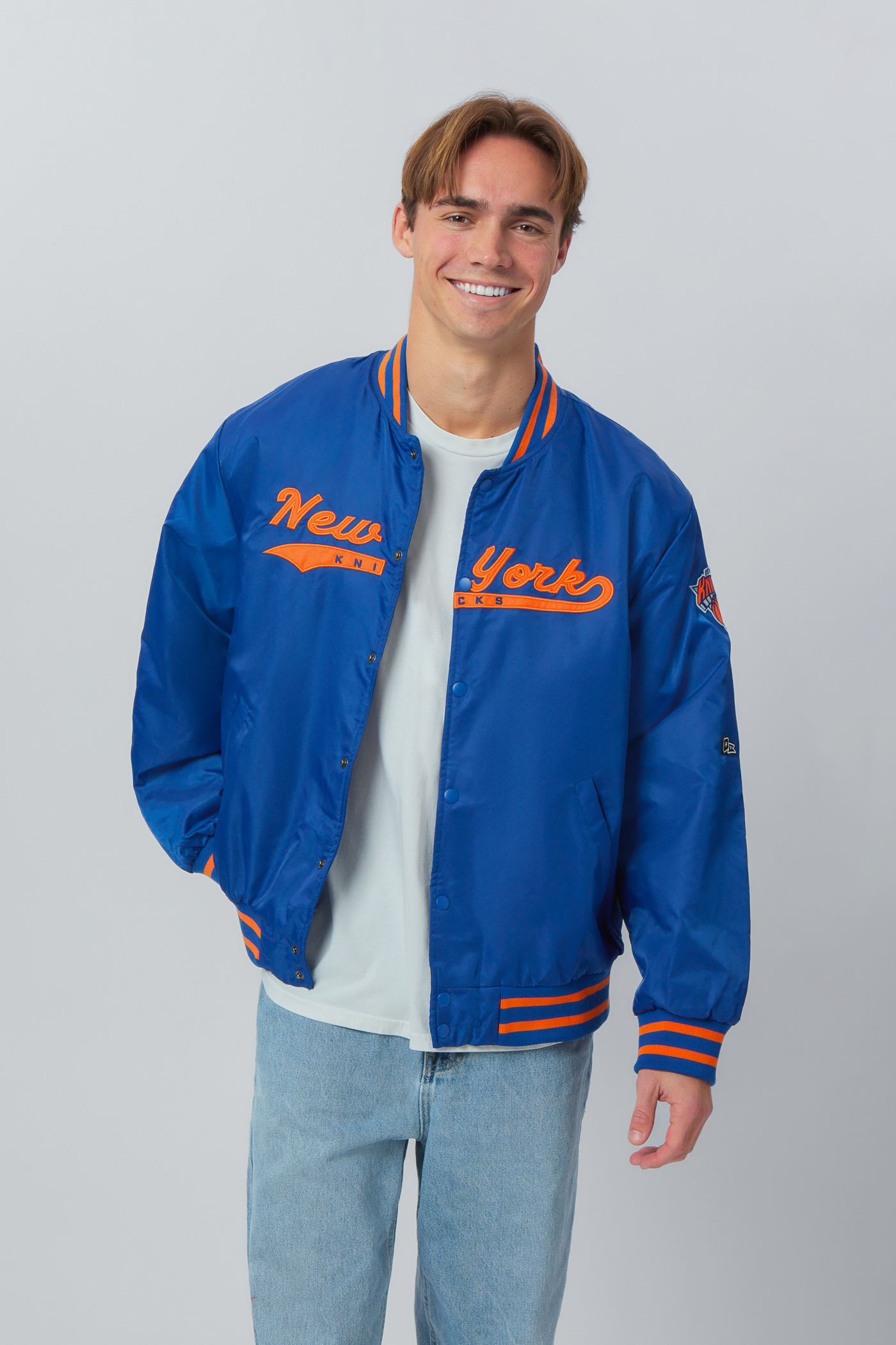 New York Knicks A-Game Varsity Jacket