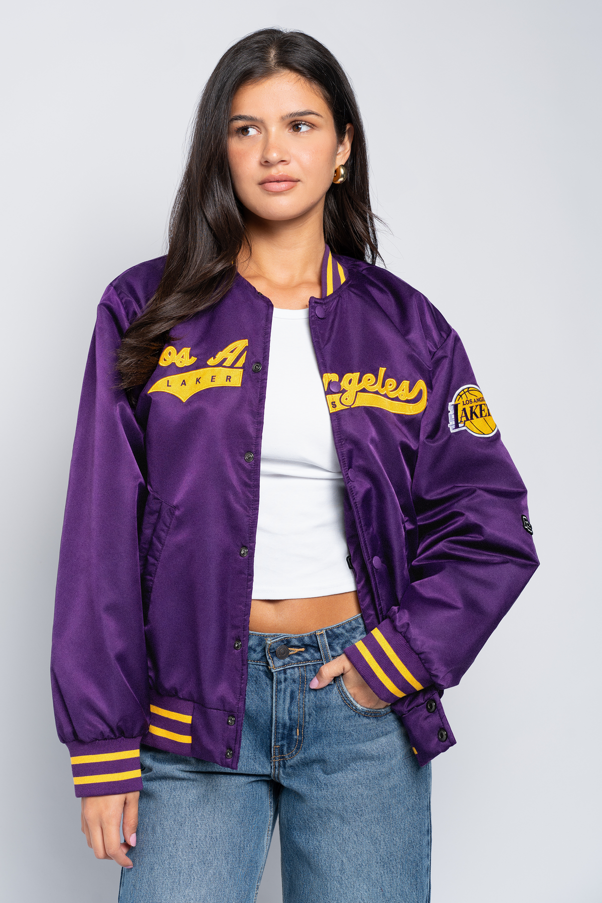 Los Angeles Lakers A-Game Varsity Jacket