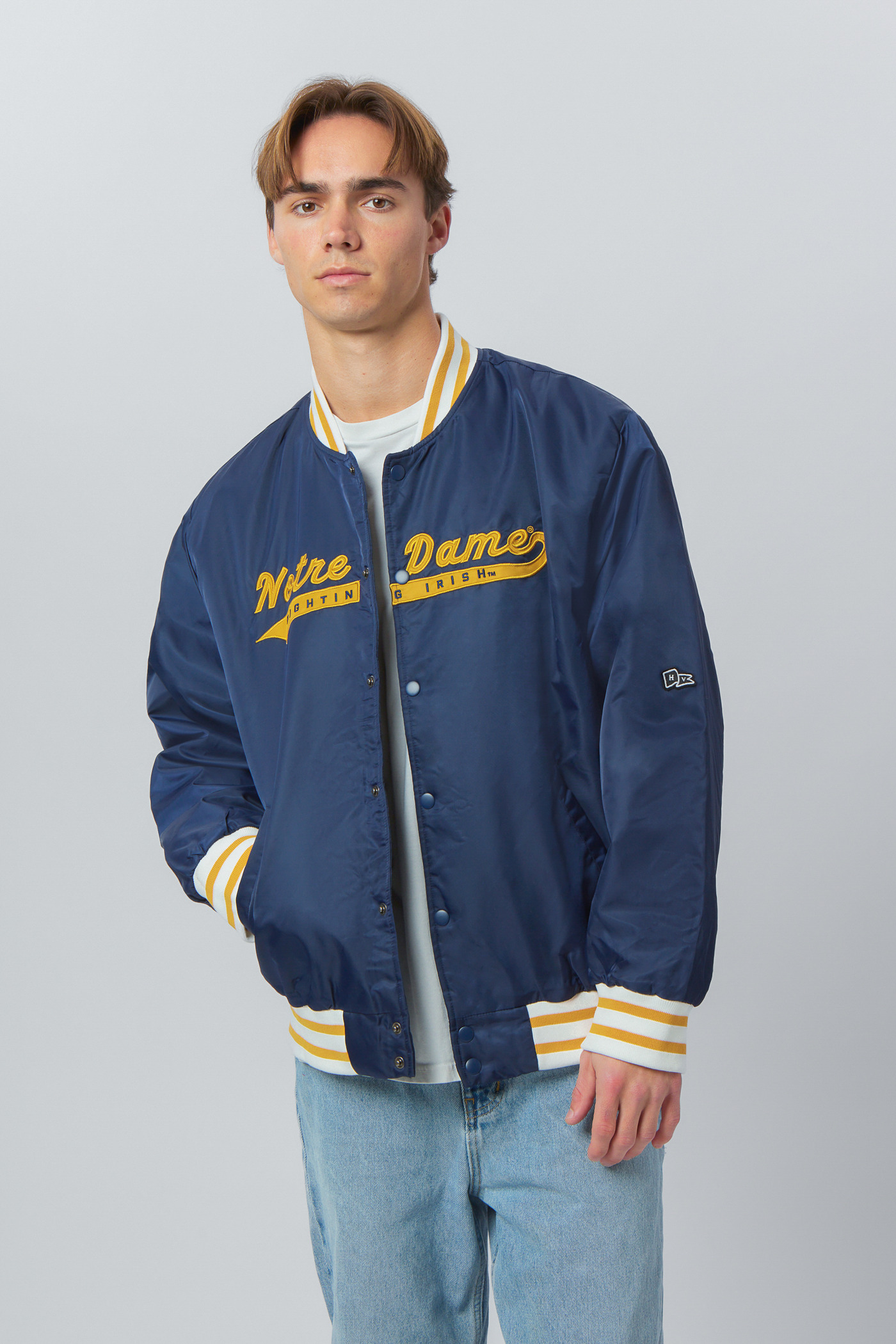 ジャケット・アウター GAME Sportswear Varsity Jacket - Navy game-sportswear-varsity-wool-