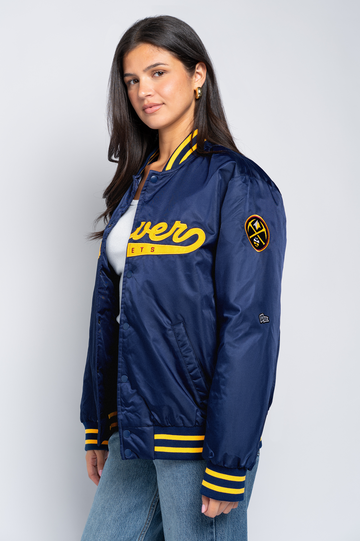 Denver Nuggets A-Game Varsity Jacket
