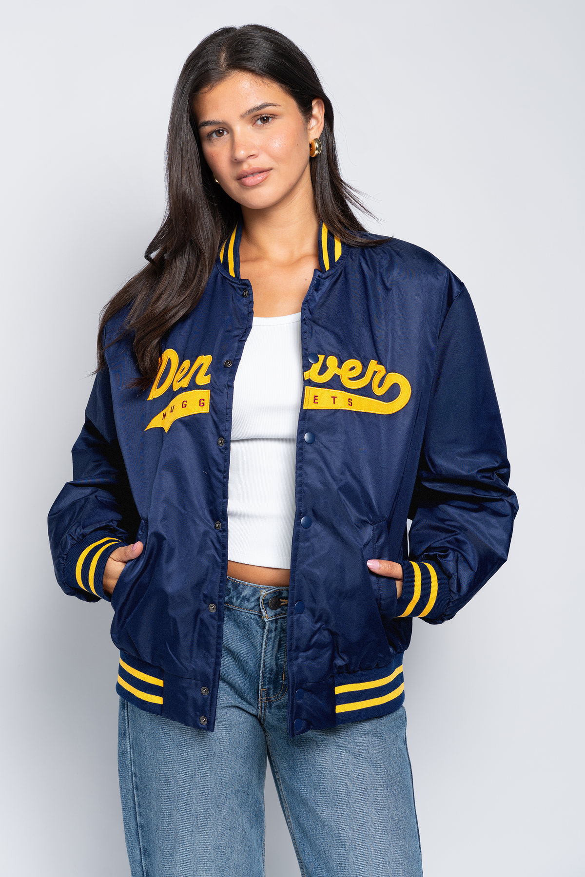 Denver Nuggets A-Game Varsity Jacket