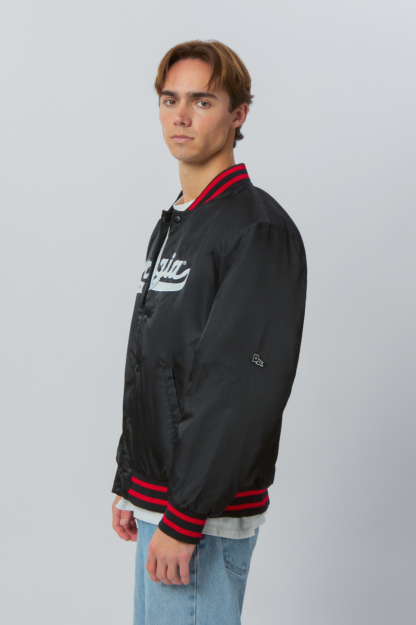ジャケット・アウター Gorga Stadium Jacket Varsity leather Georgia A-Game Varsity Jacket