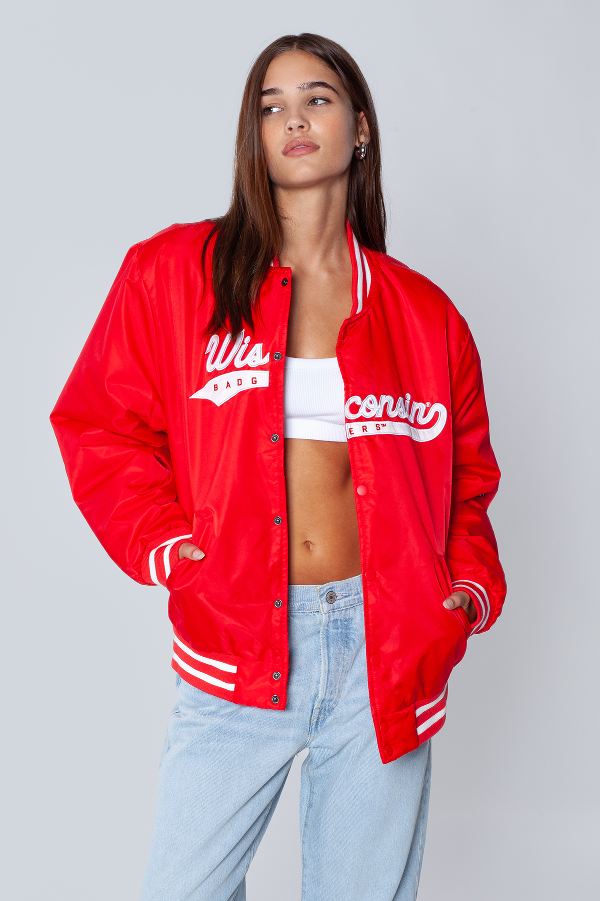 University of Wisconsin A-Game Varsity Jacket