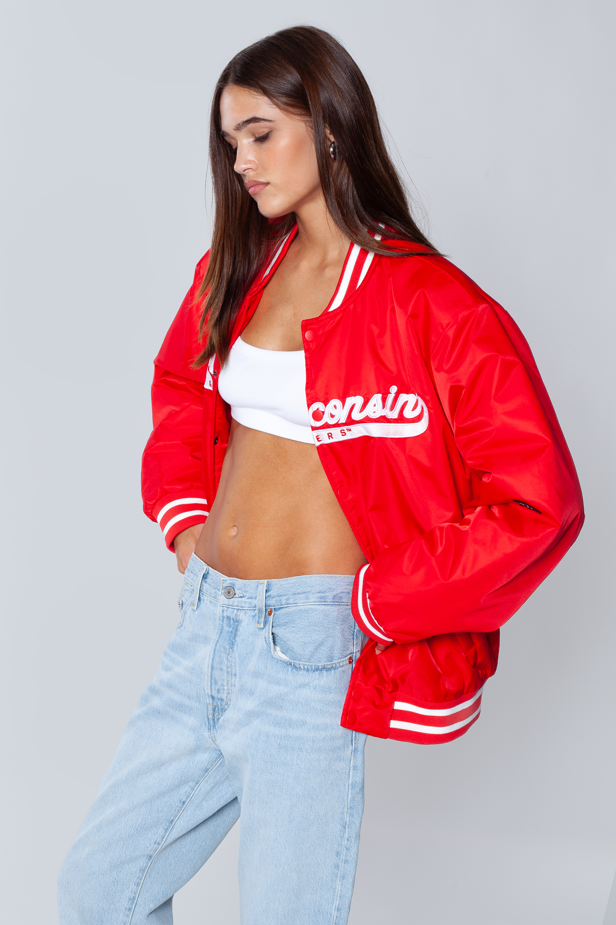 University of Wisconsin A-Game Varsity Jacket