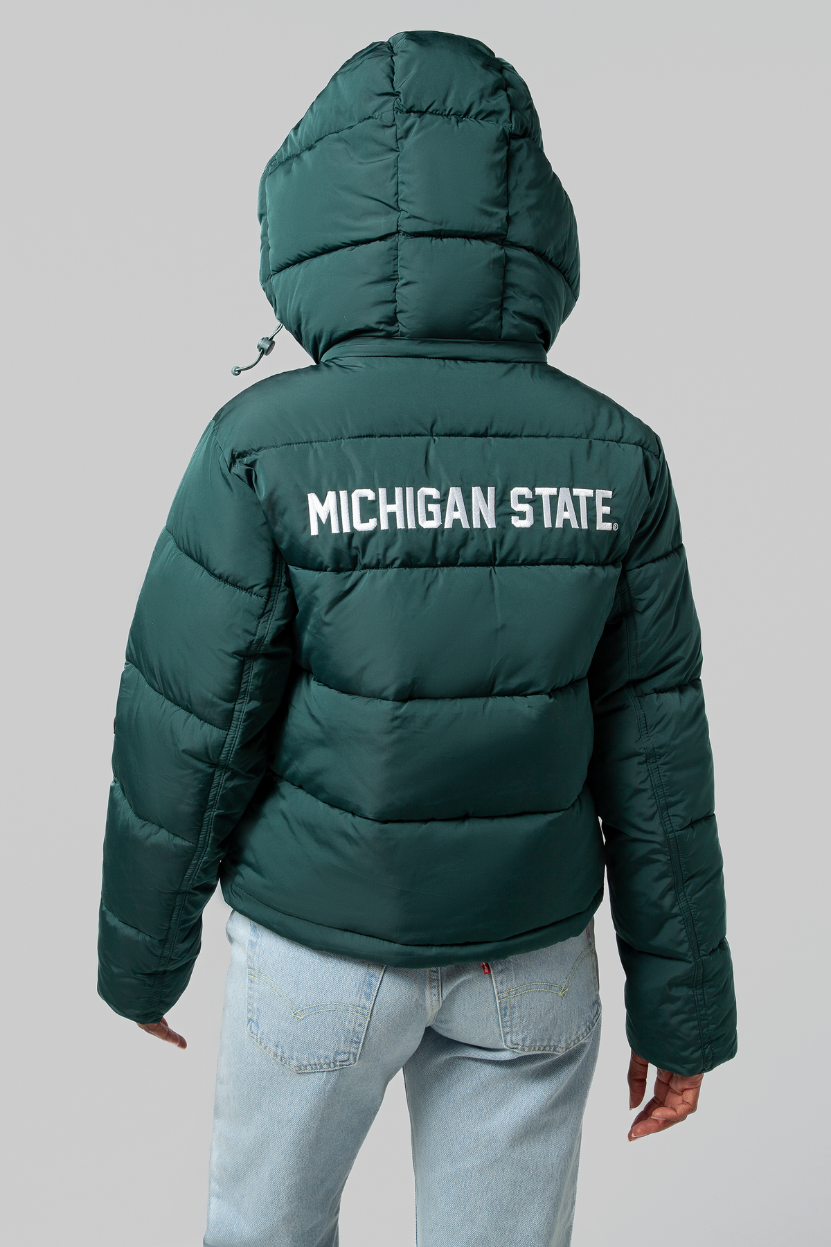 Michigan State Puffer Jacket