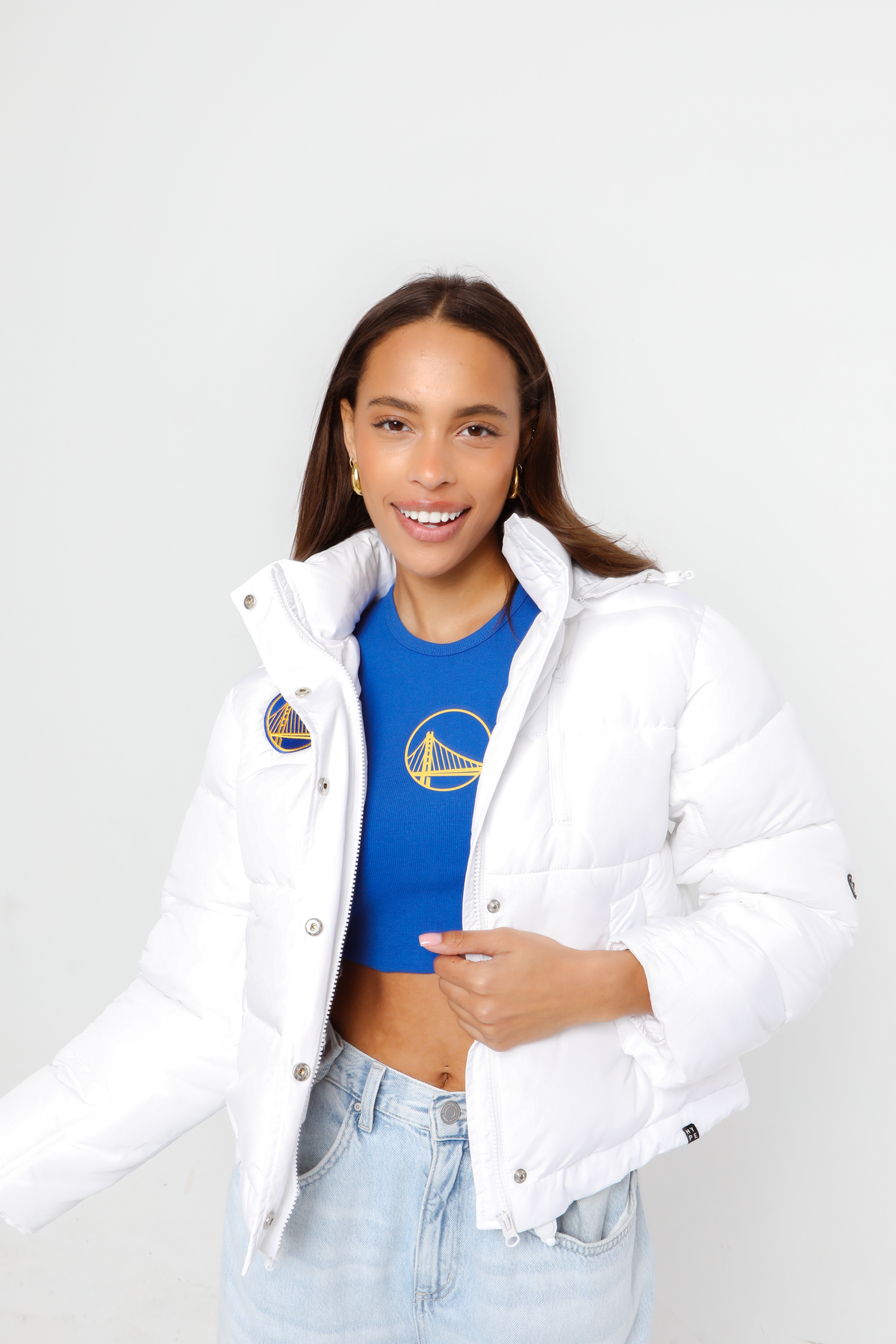 Golden State Warriors Puffer Jacket