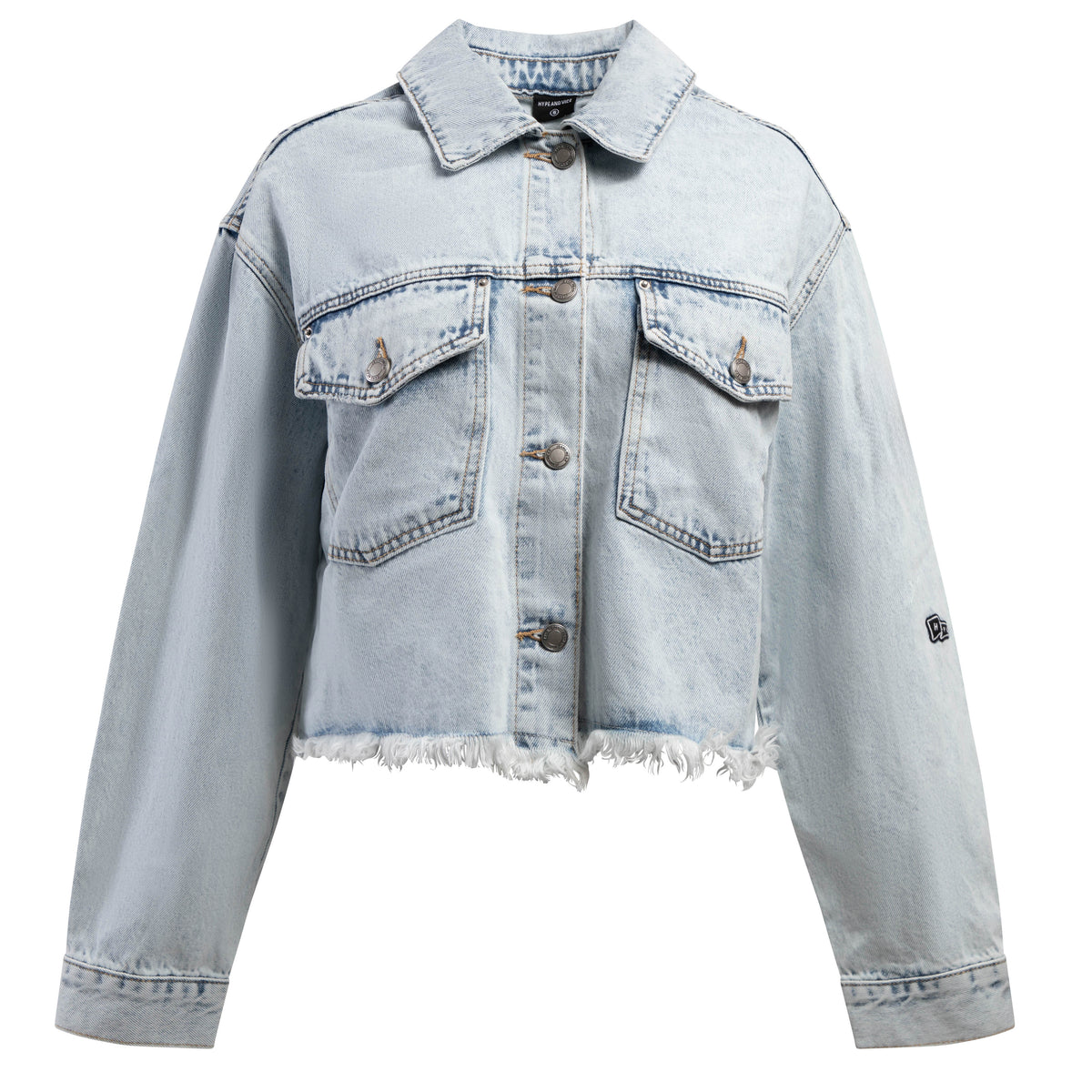T.JEANS■(W)Badge Crop Down Jacket★送料込 HVWJ6-Denim-Back_800x.jpg?v=