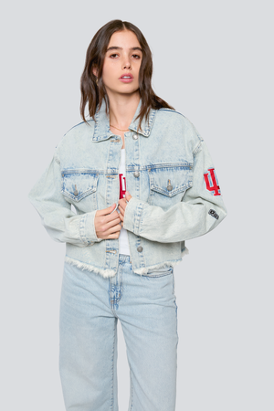 Indiana University Jean Jacket