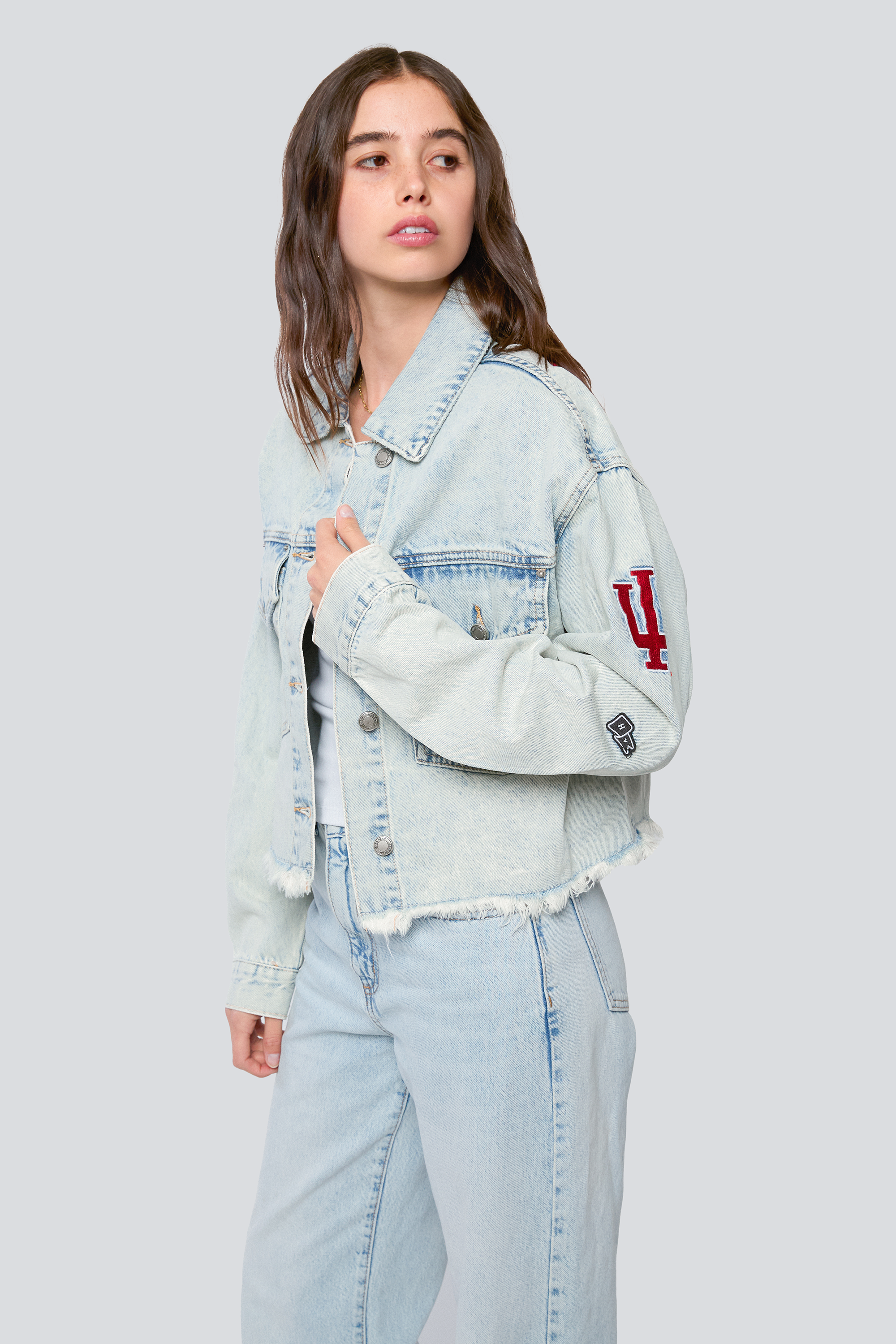 Indiana University Jean Jacket
