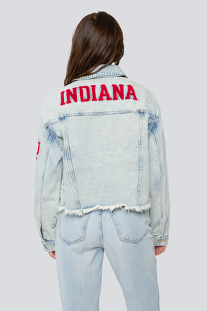 Indiana University Jean Jacket