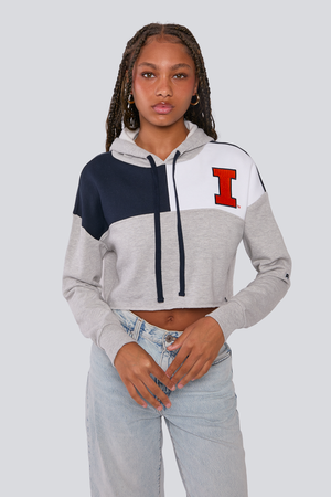 University of Illinois Color-Block Hoodie