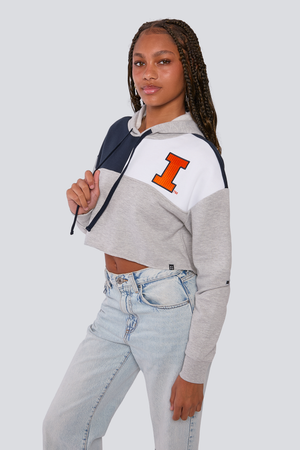 University of Illinois Color-Block Hoodie