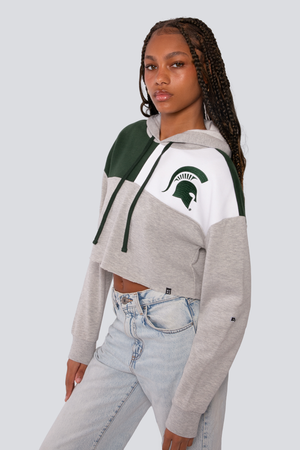 Michigan State Color-Block Hoodie