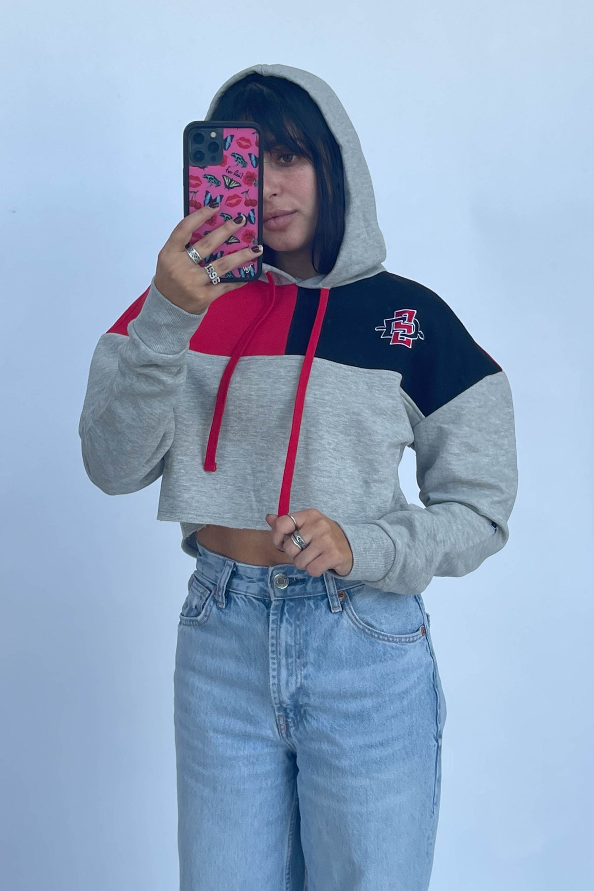 SDSU Color-Block Hoodie