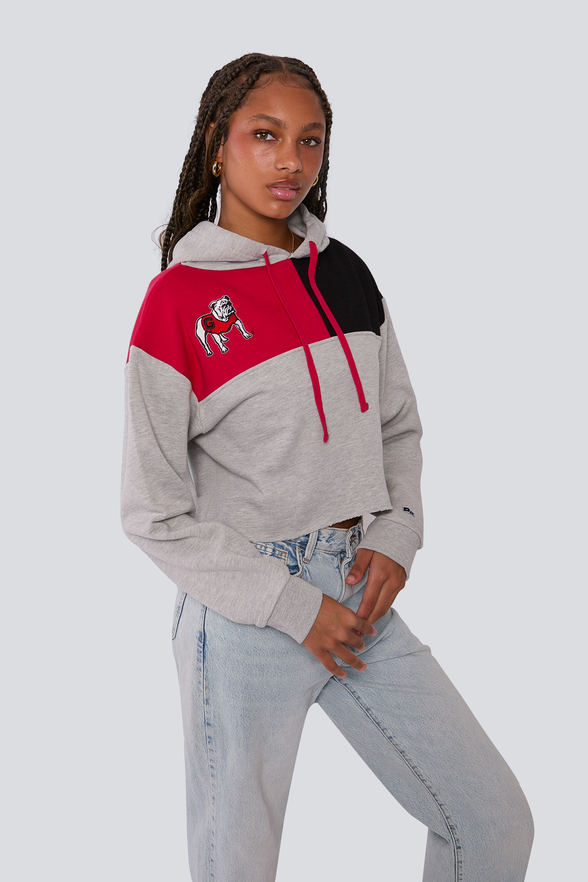 University of Georgia Color Block Hoodie