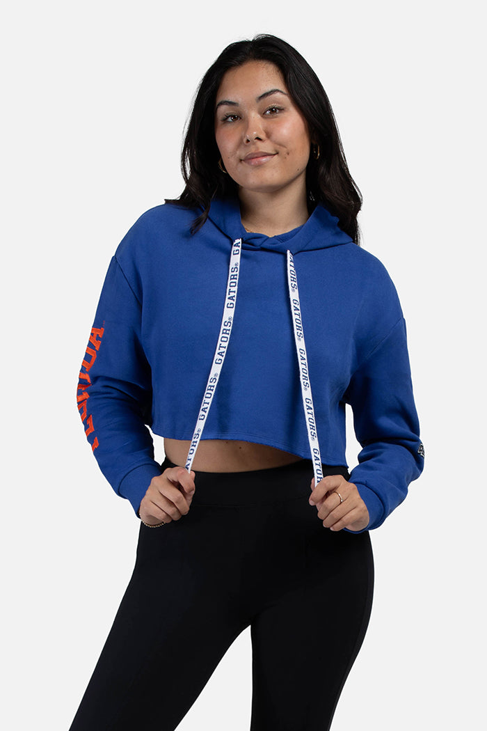 University of Florida Cropped Hoodie XX-Large / Royal and Orange | Hype and Vice