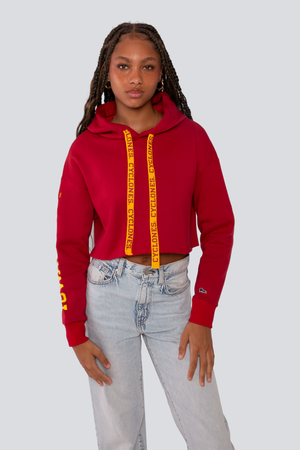 Iowa State Cropped Hoodie