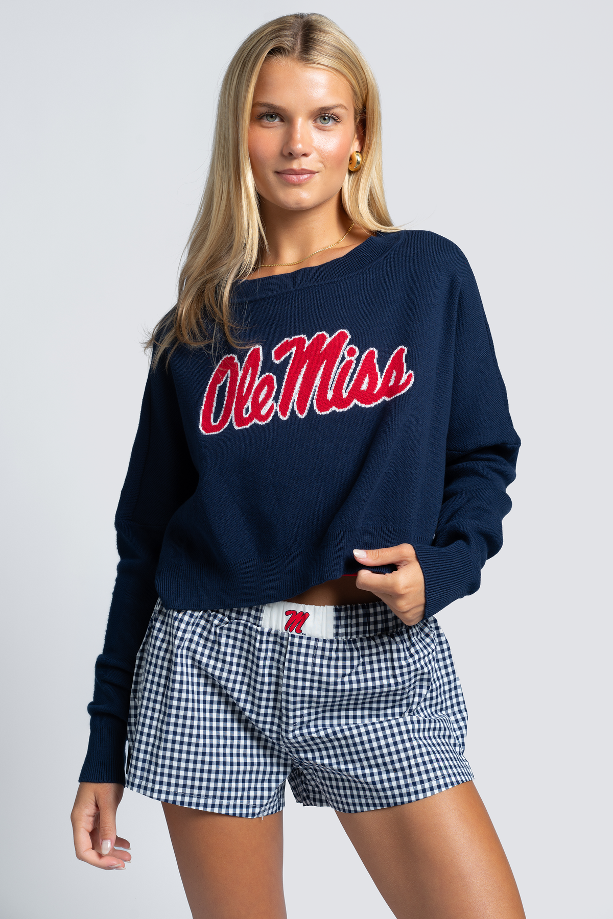 University of Mississippi Ivy Knitted Sweater
