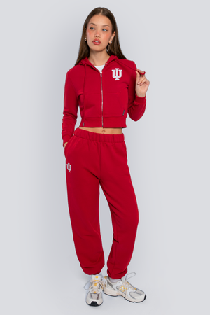 Indiana University Mia Zip Sweater