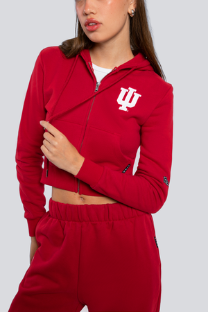 Indiana University Mia Zip Sweater
