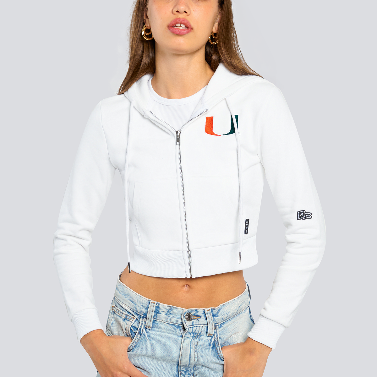 University of Miami Mia Zip Sweater
