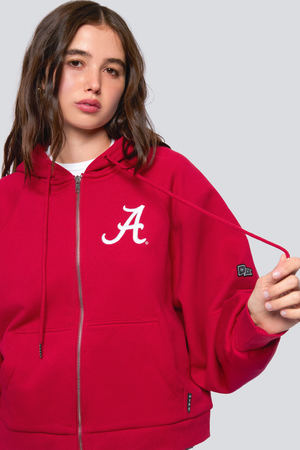 Alabama Raglan Zip-Up