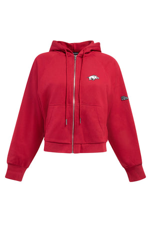 University of Arkansas Raglan Zip-Up