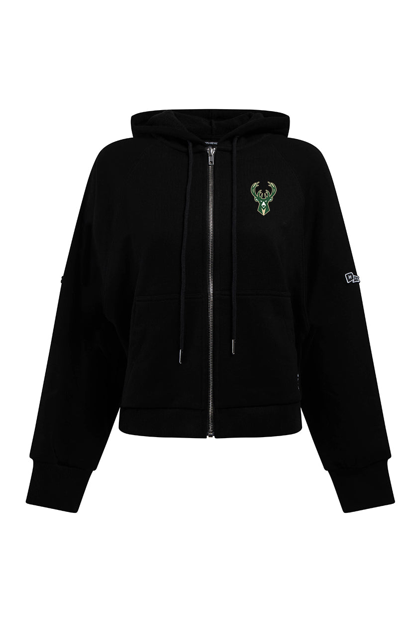 Milwaukee Bucks Raglan Zip-Up