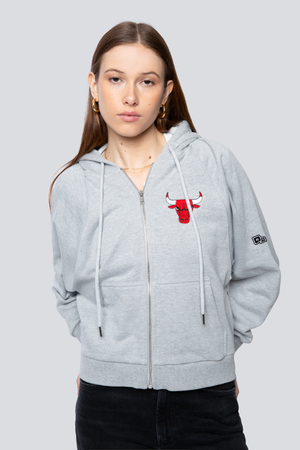 Chicago Bulls Raglan Zip-Up