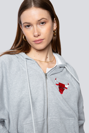Chicago Bulls Raglan Zip-Up